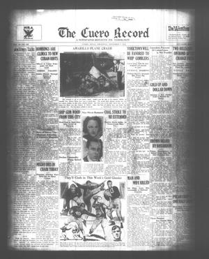 The Cuero Record (Cuero, Tex.), Vol. 39, No. 262, Ed. 1 Thursday, November 2, 1933