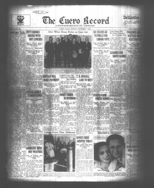 The Cuero Record (Cuero, Tex.), Vol. 39, No. 266, Ed. 1 Tuesday, November 7, 1933