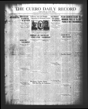 The Cuero Daily Record (Cuero, Tex.), Vol. 65, No. 93, Ed. 1 Tuesday, October 19, 1926