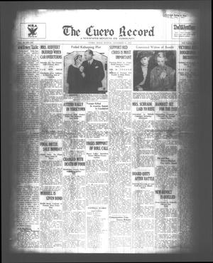 The Cuero Record (Cuero, Tex.), Vol. 39, No. 270, Ed. 1 Sunday, November 12, 1933