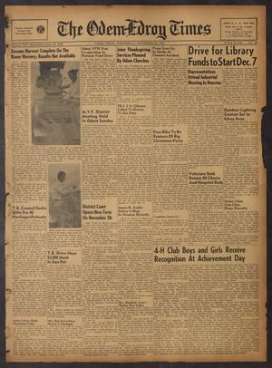 The Odem-Edroy Times (Odem, Tex.), Vol. 8, No. 49, Ed. 1 Wednesday, November 28, 1956
