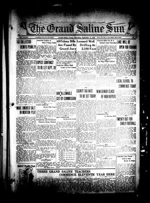 Primary view of object titled 'The Grand Saline Sun (Grand Saline, Tex.), Vol. 40, No. 45, Ed. 1 Thursday, September 15, 1932'.