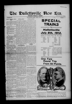 The Hallettsville New Era. (Hallettsville, Tex.), Vol. 24, No. 30, Ed. 1 Friday, July 5, 1912