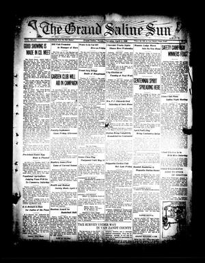 The Grand Saline Sun (Grand Saline, Tex.), Vol. 43, No. 22, Ed. 1 Thursday, April 2, 1936