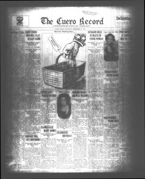 The Cuero Record (Cuero, Tex.), Vol. 39, No. 280, Ed. 1 Thursday, November 23, 1933