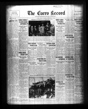 The Cuero Record (Cuero, Tex.), Vol. 42, No. 206, Ed. 1 Tuesday, September 1, 1936