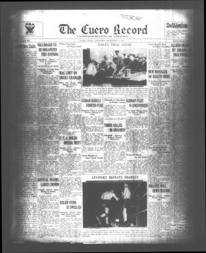 The Cuero Record (Cuero, Tex.), Vol. 39, No. 226, Ed. 1 Thursday, September 21, 1933