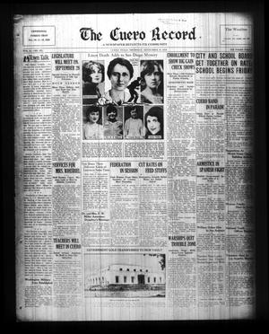 The Cuero Record (Cuero, Tex.), Vol. 42, No. 213, Ed. 1 Thursday, September 10, 1936