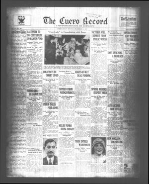 The Cuero Record (Cuero, Tex.), Vol. 39, No. 300, Ed. 1 Monday, December 18, 1933