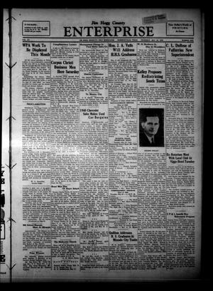 Jim Hogg County Enterprise (Hebbronville, Tex.), Vol. 15, No. 1, Ed. 1 Thursday, May 16, 1940