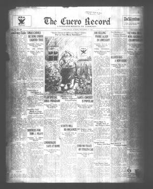 The Cuero Record (Cuero, Tex.), Vol. 39, No. 299, Ed. 1 Sunday, December 17, 1933