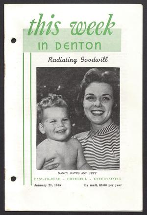 This Week in Denton (Denton, Tex.), Vol. 1, No. 12, Ed. 1 Friday, January 21, 1955