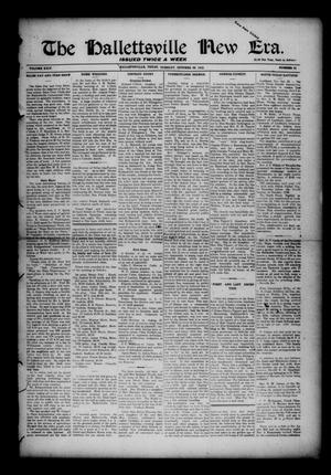 The Hallettsville New Era. (Hallettsville, Tex.), Vol. 24, No. 62, Ed. 1 Tuesday, October 29, 1912