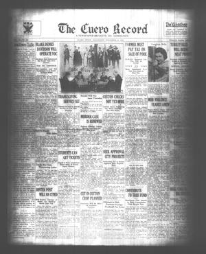 The Cuero Record (Cuero, Tex.), Vol. 39, No. 285, Ed. 1 Wednesday, November 29, 1933