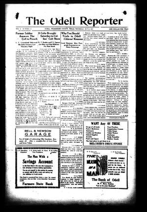 The Odell Reporter (Odell, Tex.), Vol. 6, No. 40, Ed. 1 Thursday, October 4, 1917
