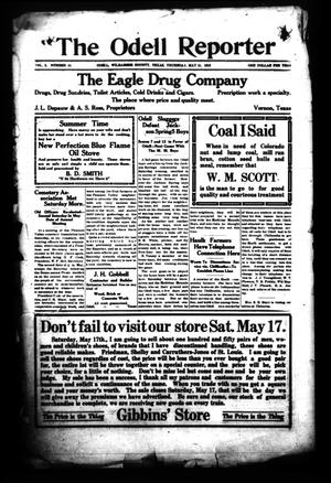 The Odell Reporter (Odell, Tex.), Vol. 2, No. 20, Ed. 1 Thursday, May 15, 1913