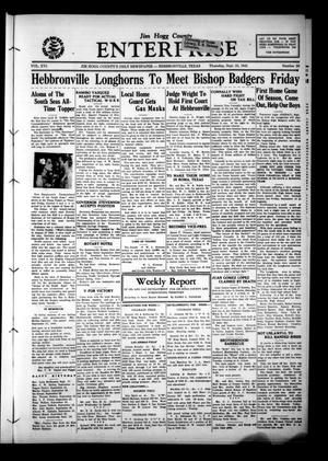 Jim Hogg County Enterprise (Hebbronville, Tex.), Vol. 16, No. 20, Ed. 1 Thursday, September 25, 1941