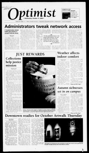 The Optimist (Abilene, Tex.), Vol. 89, No. 14, Ed. 1, Wednesday, October 11, 2000