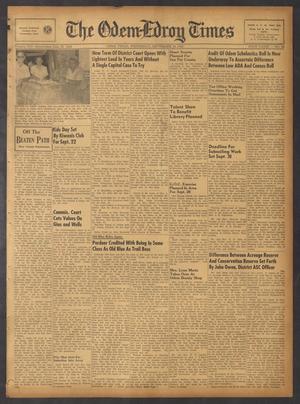 The Odem-Edroy Times (Odem, Tex.), Vol. 8, No. 39, Ed. 1 Wednesday, September 19, 1956