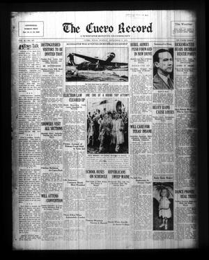 The Cuero Record (Cuero, Tex.), Vol. 42, No. 217, Ed. 1 Tuesday, September 15, 1936