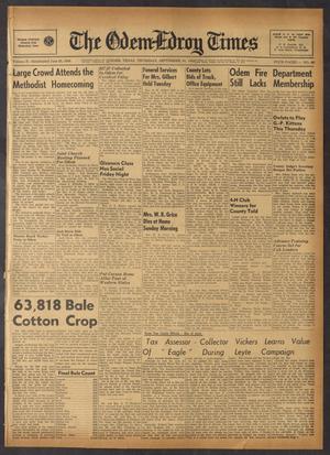 The Odem-Edroy Times (Odem, Tex.), Vol. 10, No. 40, Ed. 1 Thursday, September 24, 1959