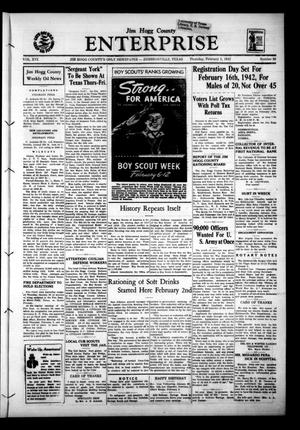 Jim Hogg County Enterprise (Hebbronville, Tex.), Vol. 16, No. 39, Ed. 1 Thursday, February 5, 1942