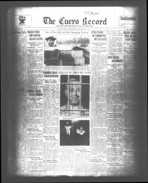 The Cuero Record (Cuero, Tex.), Vol. 39, No. 232, Ed. 1 Thursday, September 28, 1933