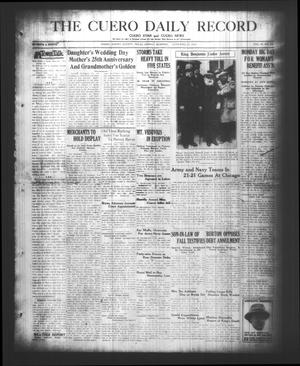 The Cuero Daily Record (Cuero, Tex.), Vol. 65, No. 125, Ed. 1 Sunday, November 28, 1926