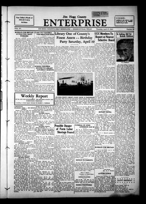 Jim Hogg County Enterprise (Hebbronville, Tex.), Vol. 15, No. 49, Ed. 1 Thursday, April 17, 1941