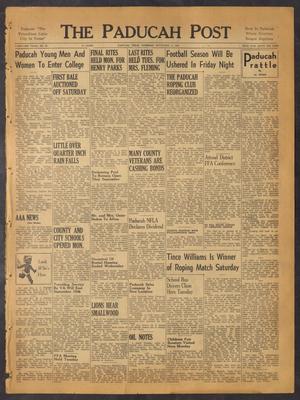 The Paducah Post (Paducah, Tex.), Vol. 41, No. 23, Ed. 1 Thursday, September 11, 1947