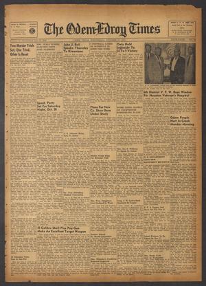 The Odem-Edroy Times (Odem, Tex.), Vol. 6, No. 44, Ed. 1 Wednesday, October 27, 1954
