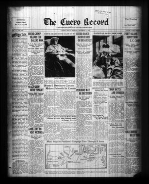The Cuero Record (Cuero, Tex.), Vol. 42, No. 240, Ed. 1 Monday, October 12, 1936