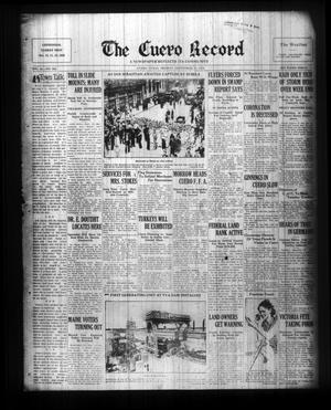 The Cuero Record (Cuero, Tex.), Vol. 42, No. 216, Ed. 1 Monday, September 14, 1936