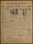 Thumbnail image of item number 1 in: 'The Paducah Post (Paducah, Tex.), Vol. 34, No. 4, Ed. 1 Thursday, May 9, 1940'.