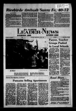El Campo Leader-News (El Campo, Tex.), Vol. 99, No. 55, Ed. 1 Saturday, October 1, 1983