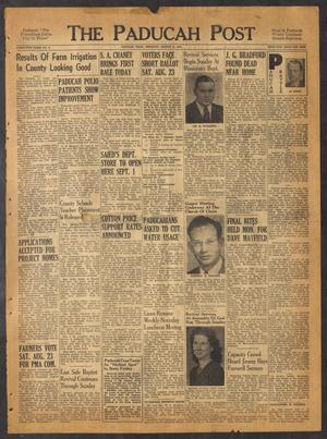 The Paducah Post (Paducah, Tex.), Vol. 45, No. 21, Ed. 1 Thursday, August 21, 1952