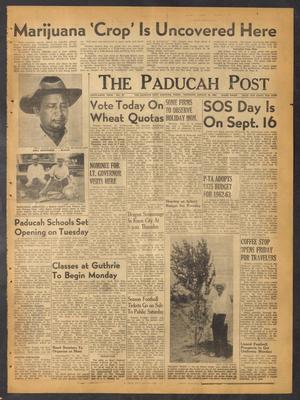 The Paducah Post (Paducah, Tex.), Vol. 56, No. 23, Ed. 1 Thursday, August 30, 1962
