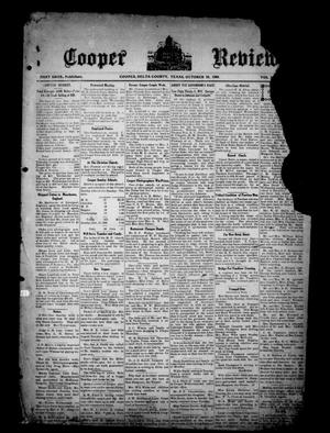 Cooper Review. (Cooper, Tex.), Vol. 30, No. [44], Ed. 1 Friday, October 29, 1909