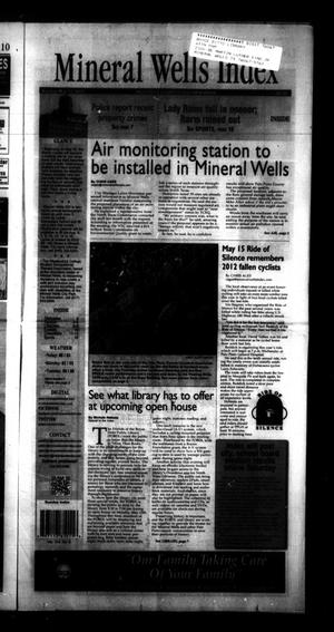 Mineral Wells Index (Mineral Wells, Tex.), Vol. 114, No. 6, Ed. 1 Sunday, May 12, 2013