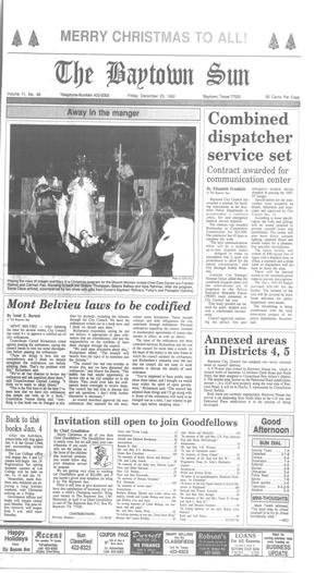 The Baytown Sun (Baytown, Tex.), Vol. 71, No. 48, Ed. 1 Friday, December 25, 1992