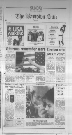 Primary view of object titled 'The Baytown Sun (Baytown, Tex.), Vol. 78, No. 352, Ed. 1 Sunday, November 12, 2000'.