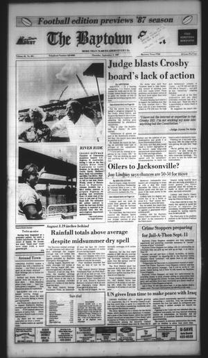 The Baytown Sun (Baytown, Tex.), Vol. 65, No. 262, Ed. 1 Thursday, September 3, 1987