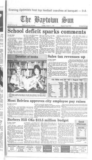 The Baytown Sun (Baytown, Tex.), Vol. 70, No. 244, Ed. 1 Tuesday, August 11, 1992