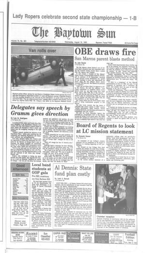 The Baytown Sun (Baytown, Tex.), Vol. 70, No. 251, Ed. 1 Wednesday, August 19, 1992