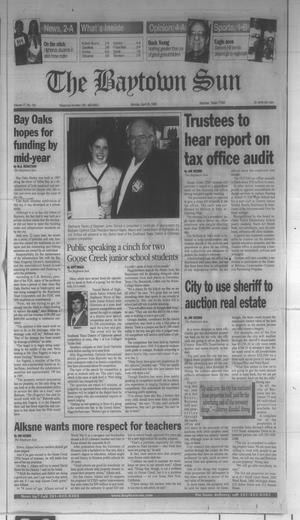 The Baytown Sun (Baytown, Tex.), Vol. 77, No. 152, Ed. 1 Monday, April 26, 1999