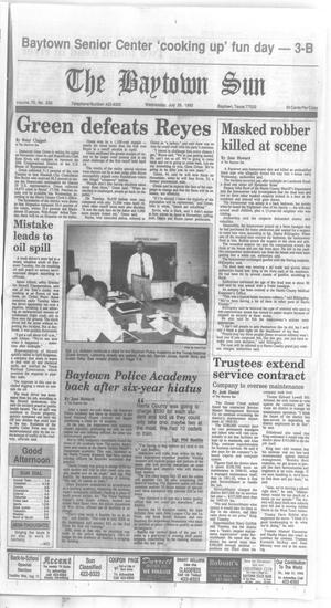 The Baytown Sun (Baytown, Tex.), Vol. 70, No. 233, Ed. 1 Wednesday, July 29, 1992