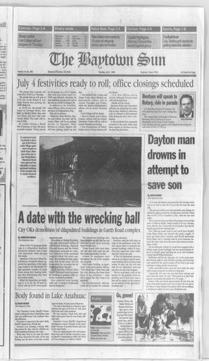 Primary view of object titled 'The Baytown Sun (Baytown, Tex.), Vol. 74, No. 209, Ed. 1 Tuesday, July 2, 1996'.