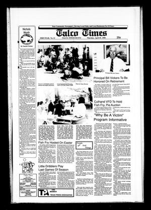 Primary view of object titled 'Talco Times (Talco, Tex.), Vol. 53, No. 12, Ed. 1 Thursday, April 19, 1990'.