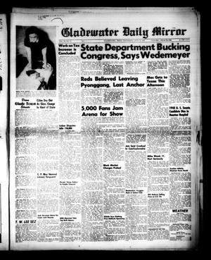 Primary view of object titled 'Gladewater Daily Mirror (Gladewater, Tex.), Vol. 3, No. 71, Ed. 1 Wednesday, June 13, 1951'.