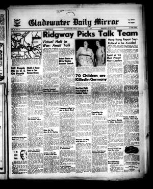 Primary view of object titled 'Gladewater Daily Mirror (Gladewater, Tex.), Vol. 3, No. 89, Ed. 1 Thursday, July 5, 1951'.